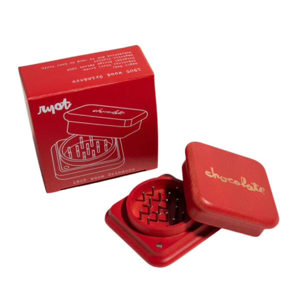 Ryot X Chocolate 2pc 2.2in Grinder / Red Maple